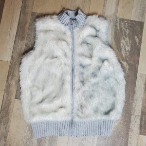 Girls Size L (10-12) Gymboree Faux Fur Vest